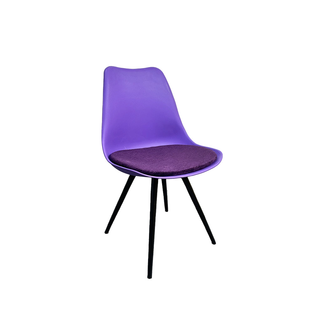 Solfa Signature Tulip Chair Purple Color